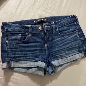 Express blue Jean shorts